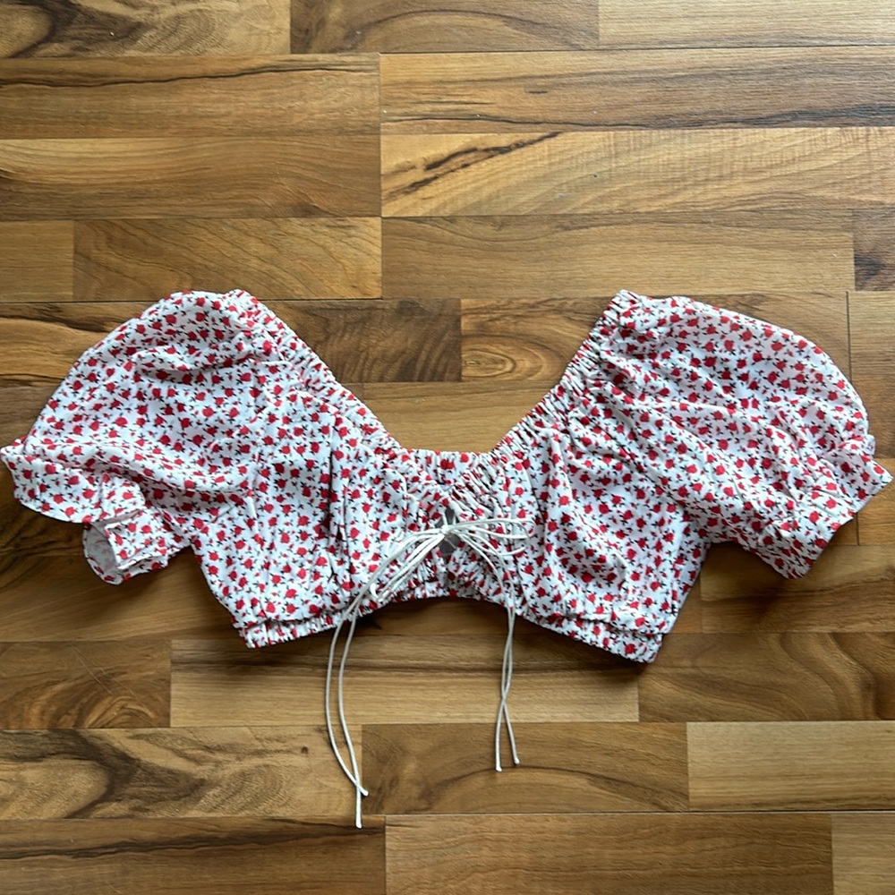 ROSE TIE TOP